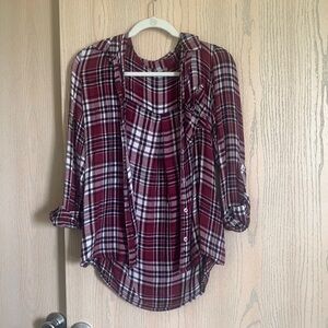 Red and Black Plaid Flannel